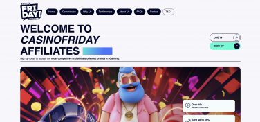 casinofriday affiliates homepage