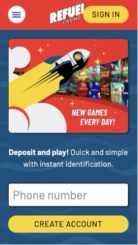 Refuel Casino mobile screenshot