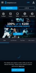 BetGlobal Casino mobile screenshot